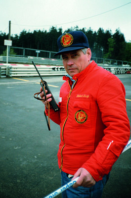 Image: Herbert Linge at the Nürburgring 1000 km race in 1983