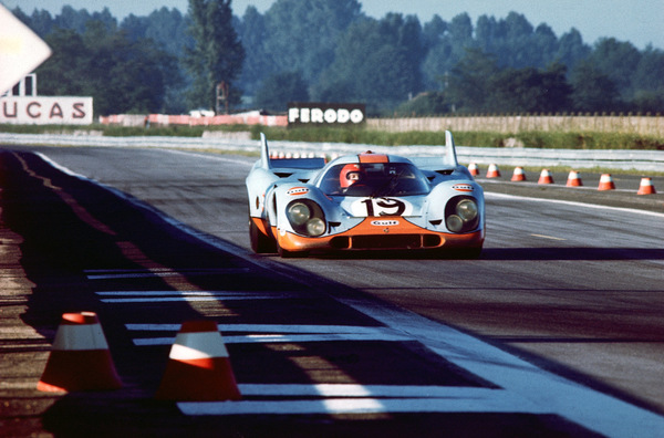 Image: Herbert Müller in the Porsche 917 KH at the 24 Hours of Le Mans in 1971