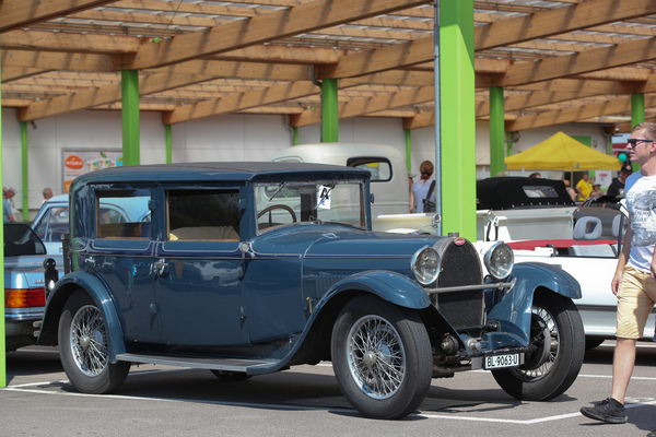 Herrlicher Vorkriegs-Bugatti - 3. Youngtimer- und Classictreffen Pratteln am 15. Juli 2018