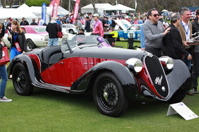 Herrliches Auto aus dunkelster Epoche - Alfa Romeo 6C 2500 SS Spider von 1942.