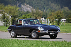 Herrliches Jaguar E-Type Serie 1 Coupé - British Car Meeting in Mollis am 28. August 2016