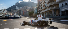 Hesketh 308 (1974) - wenn man nicht genau hinschaut, meint man in der Zeit versetzt zu sein - Grand Prix Historique de Monaco 2014