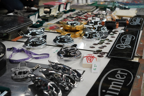 Hier gab es Kleinigkeiten zum Naschen - Oldtimermesse St. Gallen 2019