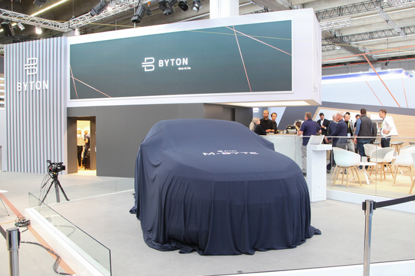 Hier wird der Byton M-Byte enthüllt werden - IAA Frankfurt 2019
