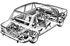Hillman Imp (1964) - Durchsichtszeichnung