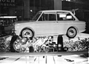 Hillman Imp (1964) - erstes Heckmotormodell aus Englang - schön zu sehen der Aluminiummotor im Vordergrund - Genfer Automobilsalon 1964