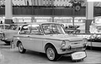 Hillman Imp Deluxe (1964) - der englische Heckmotorwagen zeigt Ähnlichkeiten mit dem NSU Prinz 4 - am Genfer Autosalon 1964