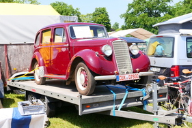 Hillman Minx, 1936, mit Gutachten für H-Kennzeichen, angeboten für € 8500.- – Bockhorner Oldtimermarkt 2025