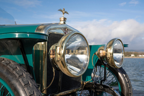 Hispano-Suiza Alfonso XIII - Mächtige Scheinwerfer, Lichtausbeute unklar