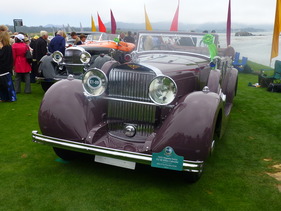 Hispano-Suiza J12 de Villars Cabriolet (1935) - nicht für die Wertung angemeldet - Pebble Beach 2012 (E1-09)