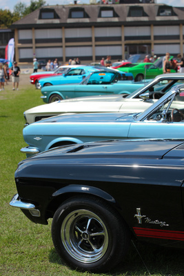 Historische Ford Mustang in Reih' und Glied - 7. Mustang & Shelby Meeting in Zug am 3. August 2019 Historische Ford Mustang in Reih' und Glied - 7. Mustang & Shelby Meeting in Zug am 3. August 2019