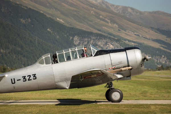 Historisches Flugzeug - Kilomètre Lancé 2023