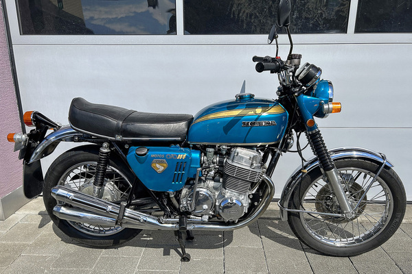Honda CB 750 K0 (1970) - als Lot 29 angeboten an der Swiss Classic World Versteigerung der Oldtimer Galerie Toffen in Luzern am 3. Juni 2023
