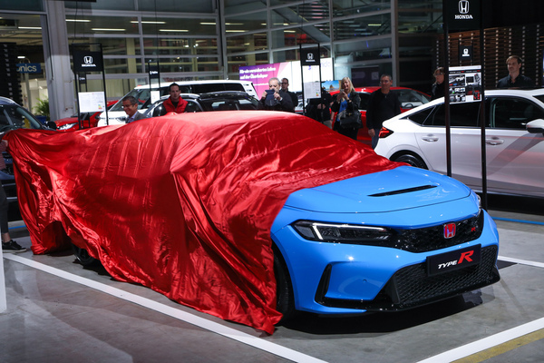 Honda Civic Type R (2022) - Premiere, Enthüllung im Gange - Auto Zürich 2022
