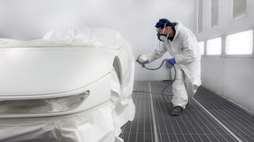 Honda HP-X (1984) - Restuarierungsarbeiten - Lackierung