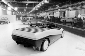 Honda HP-X (1984) - auf dem Pininfarina-Stand am Turiner Automobilsalon 1984