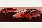 Image: Honda HP-X (1984) - the final drawings by Pininfarina