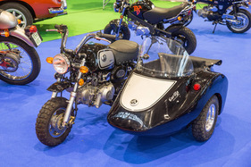 Honda Monkey Gorilla (1975) - Seitenwagengespann en miniature - Retro Classics Stuttgart 2020