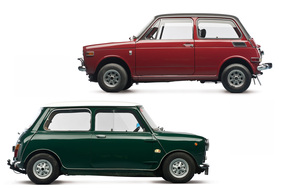 Honda N 360 / N 600 kontra Austin Mini 850 / 1000 im Jahr 1968 - wer baut den besseren Mini, Japan oder England? (1968)
