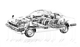 Honda Prelude (1979) – Durchsichtszeichnung