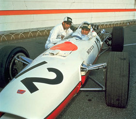 Honda RA273 S (1966) - Y Nakamura in the Formula 1 cockpit