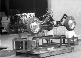 Honda S 500 (1963) - Chassis ohne Aufbau