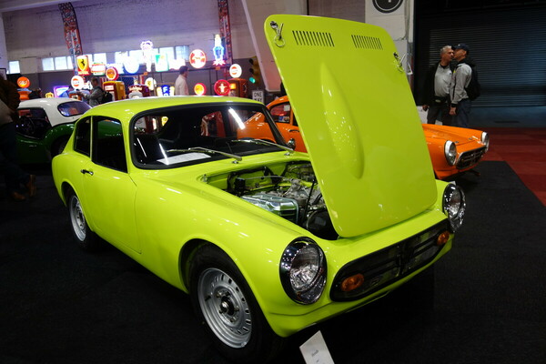 Honda S 800 (1967) mit Rädern vom NSU TT – Classic Car Show Brussels 2022