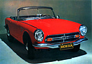 Bild: Honda S800 (1966) - Prospektaufnahme des Cabriolet