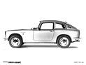 Honda S800 (1966) - Seitenansicht des Coupés