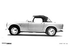 Bild: Honda S800 (1966) - das Cabriolet macht auch geschlossen eine gute Figur