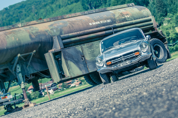 Honda S800 Coupé (1969) - wenn er gestartet wird, wirkt er gar nicht mehr unauffällig