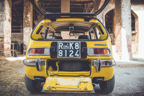 Honda Z600 (1972) - für das Reserverad gibt es eine eigene Öffnung