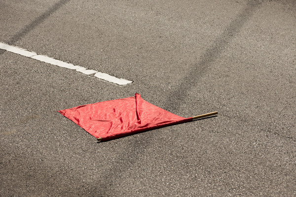 Hoppla, da hat die Streckensicherung wohl das Wichtigste verloren, …