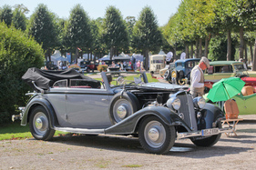 Horch 8 K Cabriolet (1934) - mit "deutschem" Verdeck - Classic-Gala Schwetzingen 2021