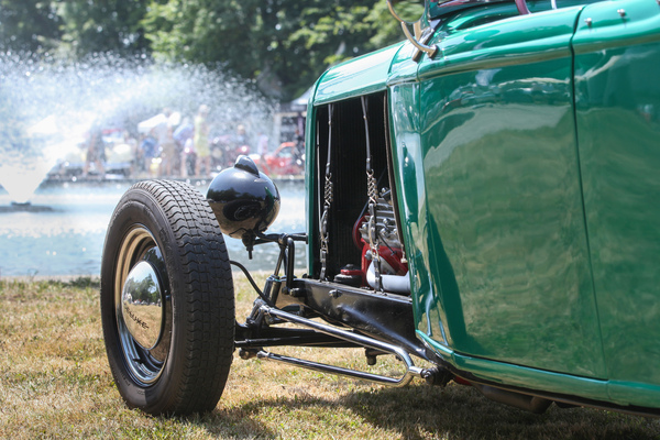 Bild: Hot Rod mit Flathead-Motor - Concours d'Elégance Suisse Coppet 2022
