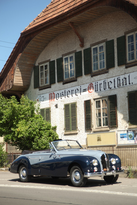 Hotchkiss Anjou 20.50 Worblaufen - die Zweifarbenlackierung steht dem Cabriolet sehr gut