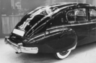 Hotchkiss-Grégoire - das Heck zeigt die Anleihen an den Flugzeugbau zur Verbesserung der Aerodynamik - Genfer Autosalon 1951