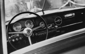Hotchkiss-Grégoire R (1950) - Armaturenbrett, gesehen am Pariser Autosalon 1950