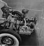 Hotchkiss-Grégoire R (1950) - Blick auf den Motor am Pariser Autosalon 1950