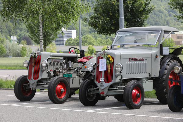 Hürlimann D-400 von 1947, mit fünf Vorwärtsgängen - Old Wheels Biel-Bienne 2025