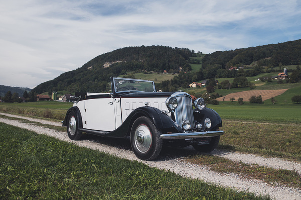 Humber 16/60 Drophead Coupe (1935) - als Lot 153 an der Versteigerung der Oldtimer Galerie Toffen am 15. Oktober 2022
