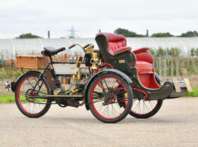 Humber 4 1–2 hp Olympia Tandem Forecar (1904) - als Lot 201 am Bonhams "The Golden Age of Motoring Sale" 2025 Humber 4 1–2 hp Olympia Tandem Forecar (1904) - als Lot 201 am Bonhams "The Golden Age of Motoring Sale" 2025