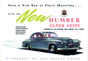 Humber Super Snipe (1953) - Inserat - Aufbruch in eine neue Ära des motorisierten Reisens