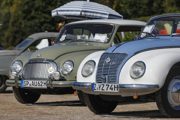 IFA F9 (1955) - zusammen mit DKW - Gesichtervergleich - 19. ASC Classic-Gala Schwetzingen 2023