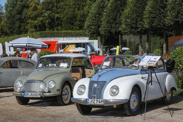 IFA F9 Kabriolimousine (1955) - 680 Stück wurden in der DDR gebaut - 19. ASC Classic-Gala Schwetzingen 2023