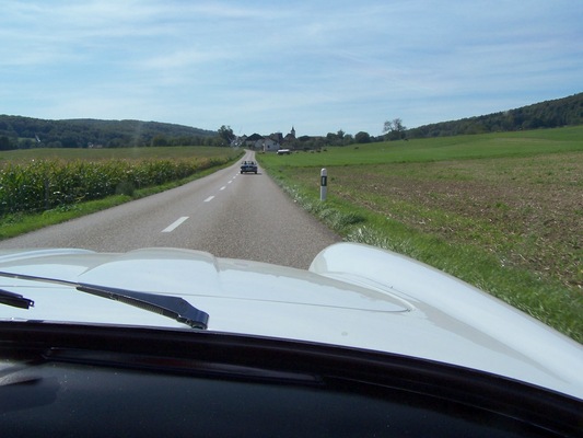 Im Alfa Touring Spider unterwegs in Frankreich