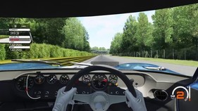 Im Cockpit des Ford GT40