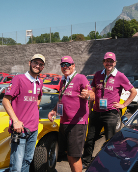 Im Einheitslook - 20. Int. FCD Ferrari Dino Meeting Silvaplana-St. Moritz 2025