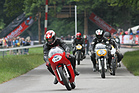 Im Feld der Motorräder - Honda Trixton von 1968 - am GP Brugger Schachen 2015