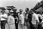 Im Juni 1981 in Le Mans, v.li. Ferry Porsche, Manfred Jantke, Peter W. Schutz, Norbert Wagner und Dr. Wolfgang Porsche